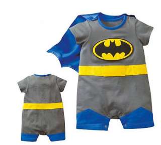 NWT Infant &Toddler Baby Boys Batman Romper 2pcs set  