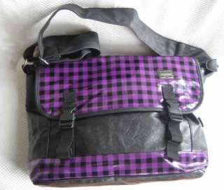 Brand New PORTER PU leather shoulder bag/purple  