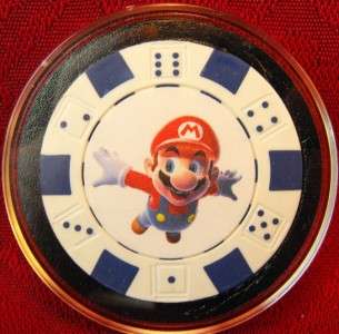 Super Mario Collectible POKER CHIP CARD GUARD  