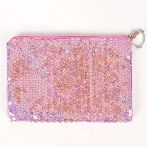  Hello Kitty Sequin Cosmetic Bag Tote Purse Pink Toys 