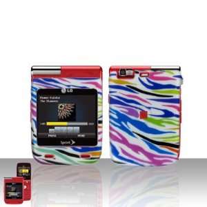  Rainbow Zebra Stripe LG Lotus Elite Lx610 Snap on Cell 