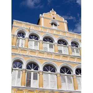 Architecture on Breedestraat, Willemstad, Curacao, Netherlands 