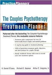 The Couples Psychotherapy Treatment Planner, (0471247111), K. Daniel O 