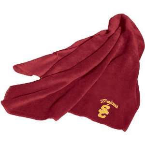  BSS   USC Trojans NCAA Fleece Throw Blanket Everything 