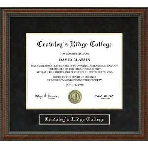  Crowleys Ridge College Diploma Frame