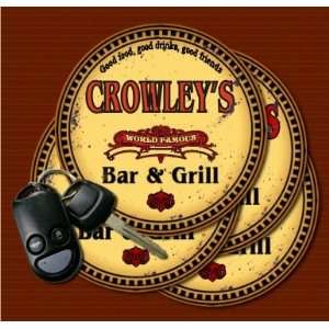  CROWLEYS Family Name Bar & Grill Coasters Kitchen 