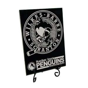  Wilkes Barre/Scranton Penguins Logo Solid Marble Plaque 
