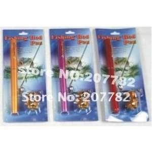   rod in pen fishing line +reel10pcs/lot 