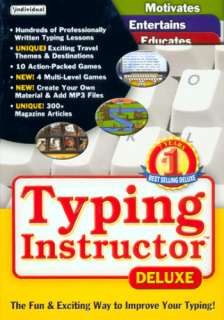 TYPING INSTRUCTOR DELUXE 17 * PC TYPING LESSONS * BRAND NEW  