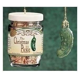  The Famous German Christmas Pickle in Glass Jar Holiday Ornament Sets
