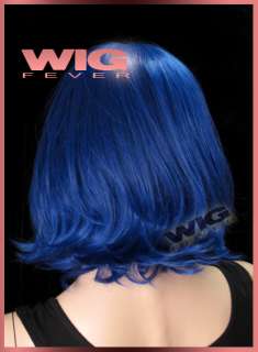 Short 11 in. Dark Blue Hair Wig 3324  