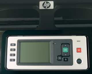 The Designjet Z3100 has a easy to use interface on its front panel 