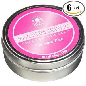   Margarita Rim Trim, Passionate Pink, 4.5 Ounce Tins (Pack of 6