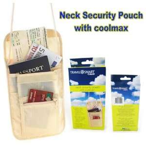   Smart Neck Security Pouch Strap Id Bag Money New