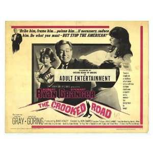  Crooked Road Original Movie Poster, 28 x 22 (1965)