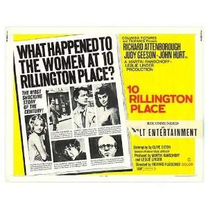  10 Rillington Place Original Movie Poster, 28 x 22 (1971 