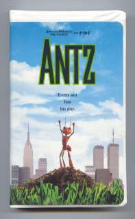 ANTZ,VHS,FAMILY VIDEO, WOODY ALLEN, SHARON STONE  