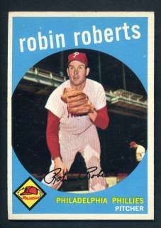 1959 Topps #352 Robin Roberts EX/MT+ Excellent Mint  