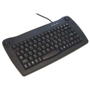  Mini PS/2 Keyboard with Trackball(Black) Electronics