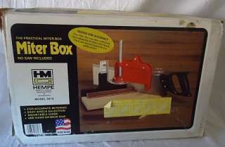   Miter Box NO SAW IS INCLUDED Model 3616 Boxed + Instructions  