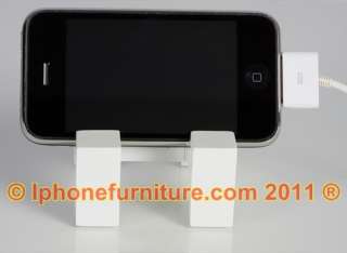 Iphone Furniture Cradle Stand (White, Black or Wood)  