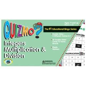  Quizmo Integers Multiplication
