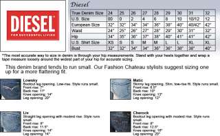 Diesel Industry Womens Button Fly Blue Jeans Sz Size 29  
