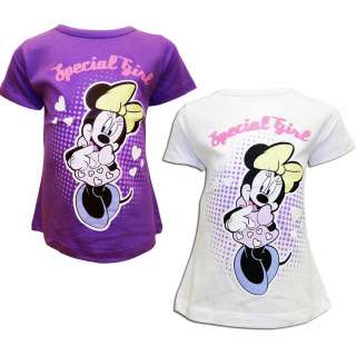 Girls 100% Official Disney Minnie Mouse Top 2 8 Years RRP €9.99 