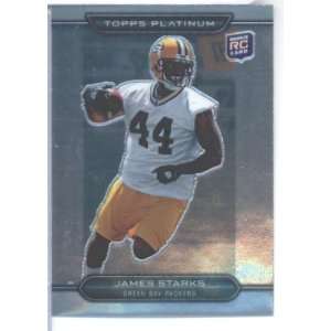  2010 Topps Platinum #8 James Starks RC   Green Bay Packers 
