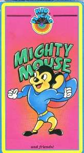 Mighty Mouse And Friends (VHS,1987) 4 Classic Cartoons.  