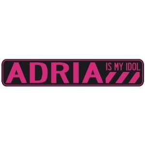   ADRIA IS MY IDOL  STREET SIGN