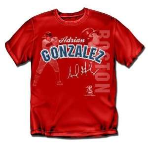 Boston Red Sox MLB Adrian Gonzalez #28 Players Stitch Mens Tee (Small 
