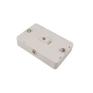 White ADSL Wall Mount Splitter with 1 Phone and 1 ADSL Port  