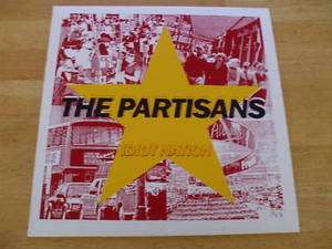 THE PARTISANS Idiot Nation LP SILKSCREENED COVER #160  