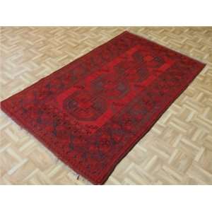    311 x 69 Red Hand Knotted Wool Kazak Rug Furniture & Decor