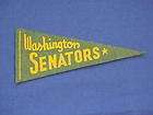 Vintage Washington Senators Baseball Felt Mini Pennant