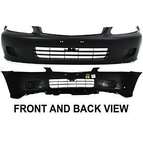 New Front Bumper Cover 04711S01A01ZZ Primered Coupe Sedan Honda Civic 