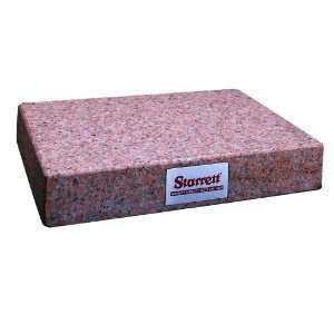  Starrett 80893 Crystal Pink Granite Surface Plate, Grade B 