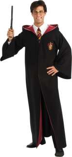 HARRY POTTER DELUXE ADULT Gryffindor Robe Mens Costume  