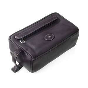   Quality Black Leather Travel Bag for Men Made by Hans Kniebes, Germany
