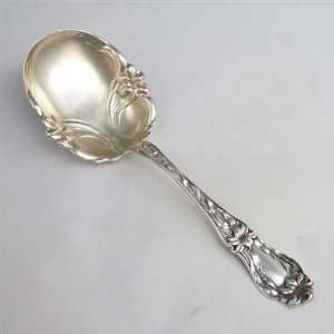  Lily by F.M. Whiting, Sterling Berry Spoon, Gilt Bowl 