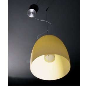 Notte S3L pendant/suspension   mirrored/yellow, brushed nickel, 220 