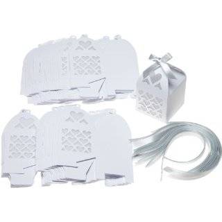  50 Ct Wilton Wedding Printable White Favor Kit Pillow Box 