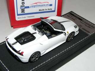 43 Tecnomodel Ferrari F430 Scuderia 16M White / Black Stripe Lmtd 20 