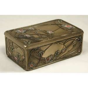  Art Nouveau Rose Box, Charles Rennie Mackintosh Style, 6 