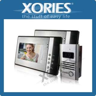   full color video door phone with 2 monitors new usd 286 19 free p p
