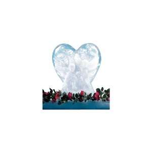   Foodservice Ice Sculpture White Heart Ice Mold