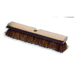 Rubbermaid FG9B3500 Wood Block Deck Brush with Squeegee and Threaded 