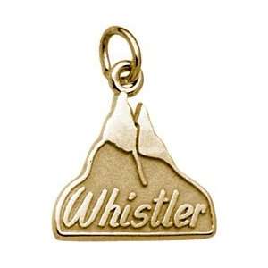  Rembrandt Charms Whistler Mountain Charm, 10K Yellow Gold 