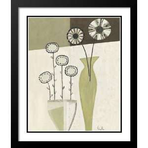  Cheryl Lee Framed and Double Matted 25x29 Green And White 